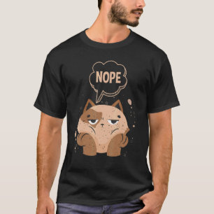 T-shirt Non Chat ennuyé et paresseux Non Chat