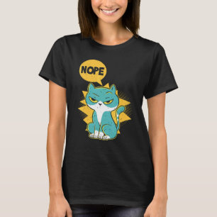T-shirt Non Chat ennuyé et paresseux Non Chat