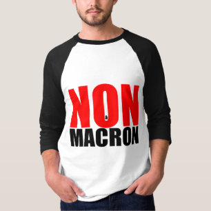 T-shirt NON chemise d'hommes de MACRON d'à