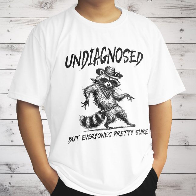 T-shirt Non diagnostiqué mais tout le monde est assez sûr  (Créateur téléchargé)