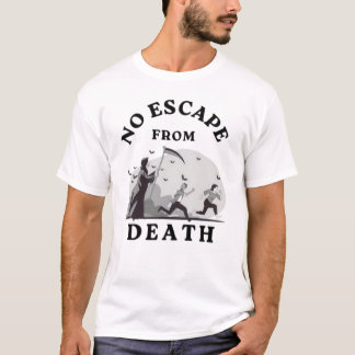 T-shirt NON échapper à la mort femmes hommes 2025 classiqu