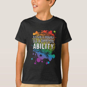T-shirt Non Handicap Une capacité différente Autisme