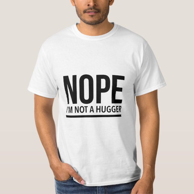 T-shirt Non, je ne suis pas un gros (Devant)