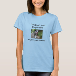 T-shirt Non jetable handicapé