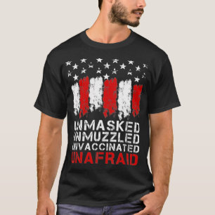 T-shirt Non masqué Non muselé Non vacciné Sans Craigné