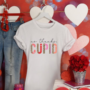 T-shirt Non Merci, Cupidon Saint-Valentin
