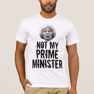 T-shirt Non mon premier ministre - Theresa peut
