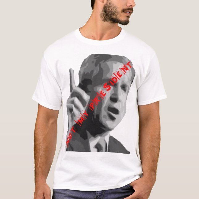 T-shirt non mon président (Devant)