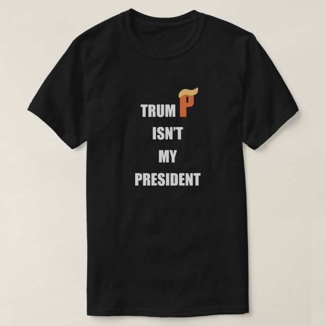 T-shirt Non mon président (Design devant)