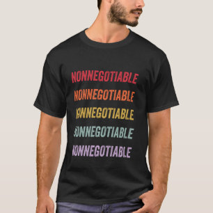 T-shirt Non négociable