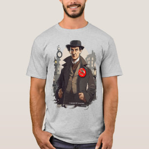 T-shirt Non S— Sherlock, Chemise Homme