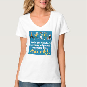 T-shirt Non, tout le monde ne se battait pas en kung fu, t