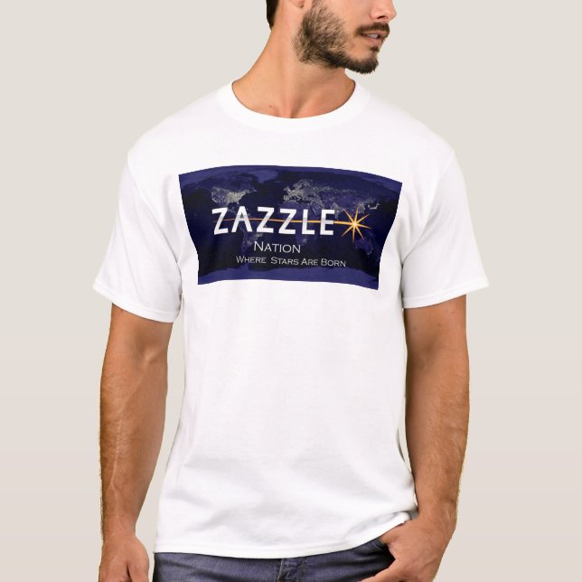 T-shirt "non transparent" de logo de nation de (Devant)