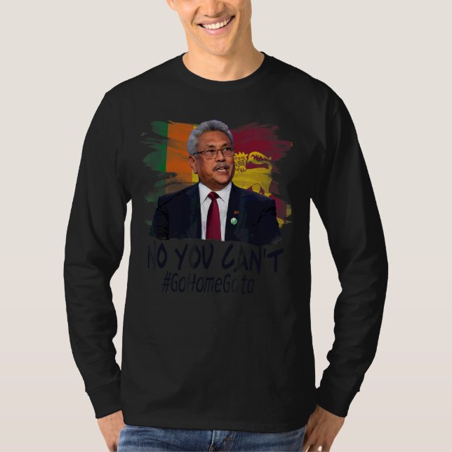 T-shirt Non, Tu Ne Peux Pas Rentrer À La Maison (Devant)