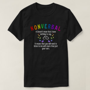 T-shirt Non verbal