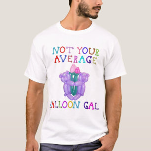 T-shirt Non vos ours moyens de fleur de ballon de gallon