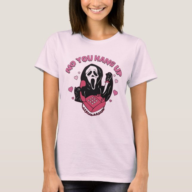 T-shirt Non Vous Accrochez La Chemise, Funny Ghostface Val (Devant)