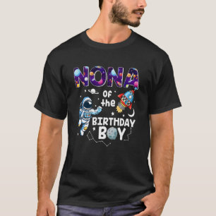 T-shirt Nona De L'Anniversaire Astronaut Thème Spatial Gar