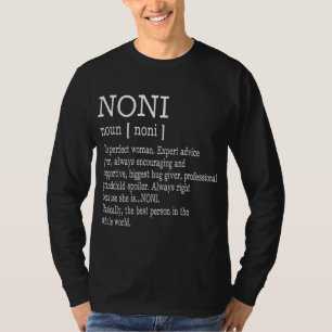 T-shirt Noni Définition Grandma Fête des mères Cadeaux Fem