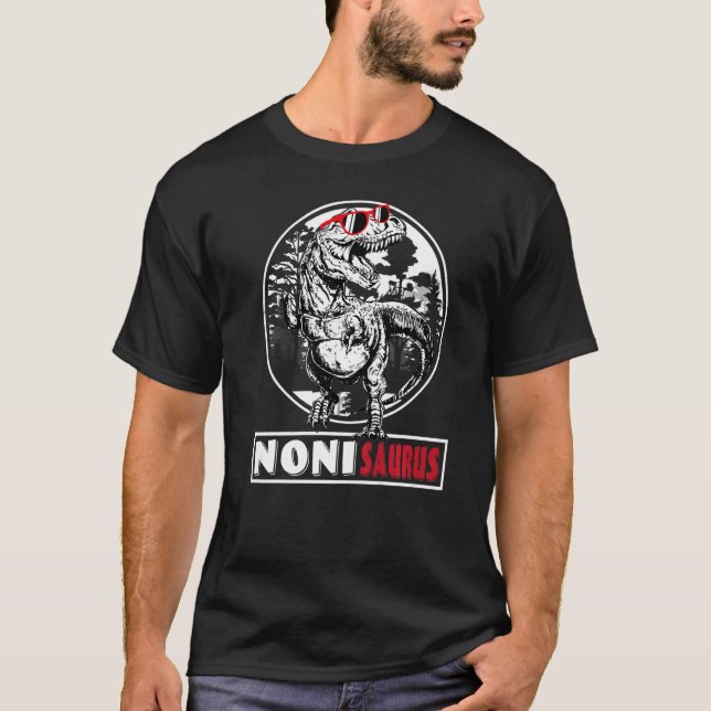 T-shirt Nonisaurus Dinosaur Noni Saurus  Grandma (Devant)