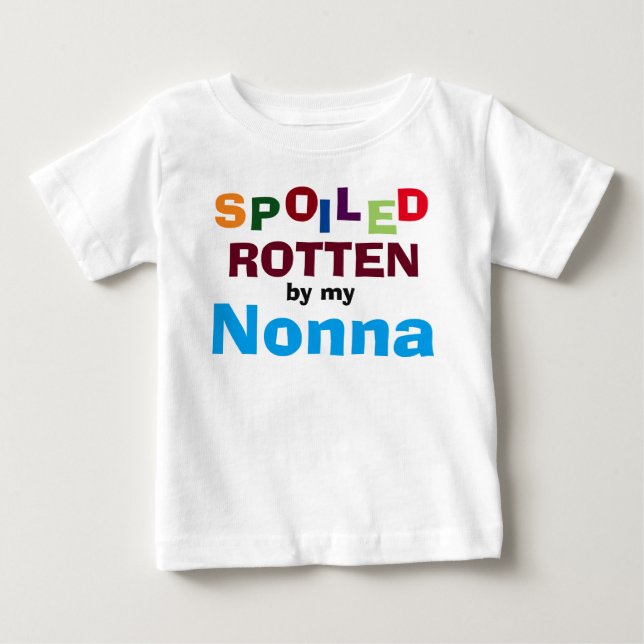 T-Shirt Nonna Baby Toddler, Tissé Par Ma Vierge (Devant)