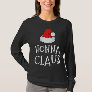 T-shirt Nonna Claus Noël Casquette Famille Pj Groupe de ju