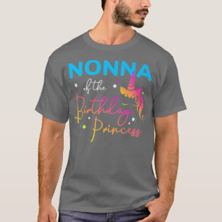 T-shirt Nonna de la princesse Anniversaire Anniversaire Un