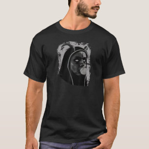 T-shirt Nonne gothique satanique occulte méchante tatouage