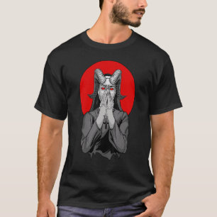 T-shirt Nonne satanique Baphomet Horreur Nonne impie Art s