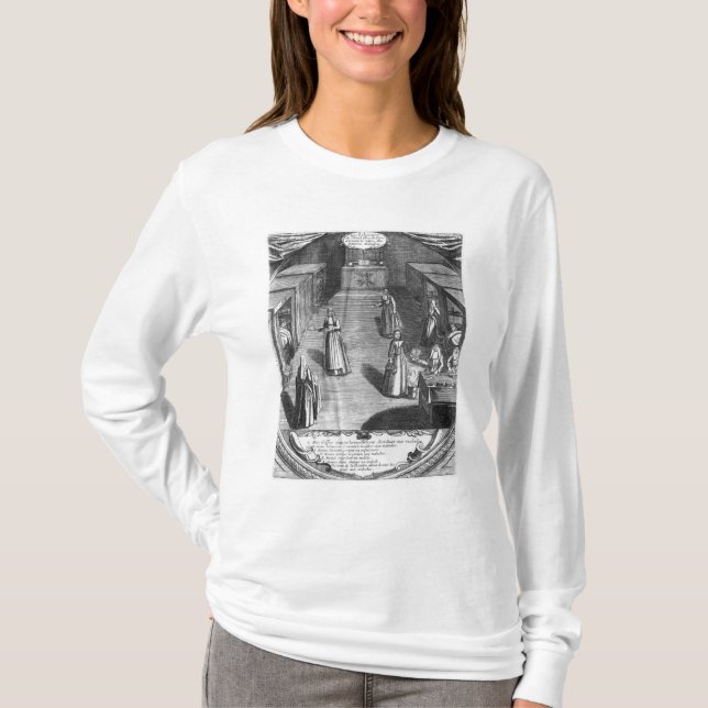 T-shirt Nonnes servant la nourriture aux patients au (Devant)