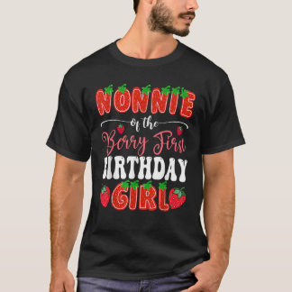 T-shirt Nonnie De Berry Premier Anniversaire Fille 1Er Pai