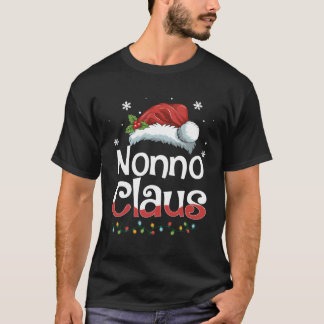 T-shirt Nonno Claus Famille de Noël Correspondant Pyjama D