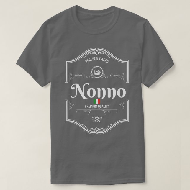 T-shirt Nonno Italien De Qualité Parfaitement Vieilli  (Design devant)