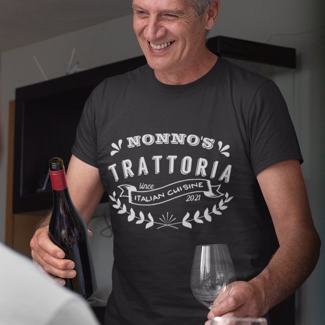 T-shirt Nonno's Trattoria Italien Grand-pa cuisine (Créateur téléchargé)