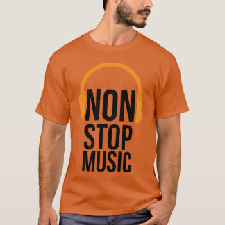 T-shirt NonStop Music les années 70 rétro