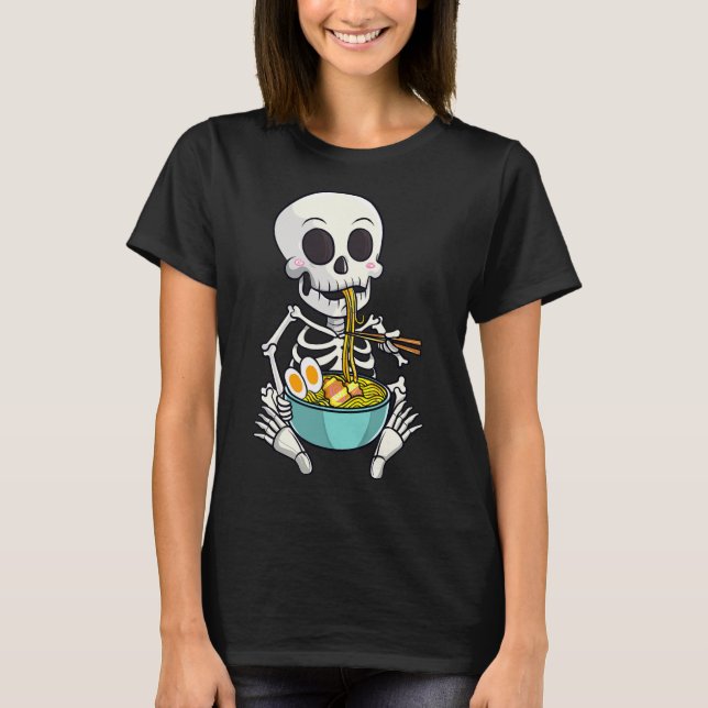 T-shirt Noodles japonais Ramen Anime Costume d'Halloween (Devant)