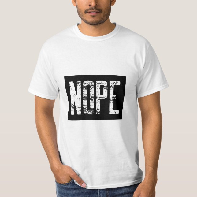 T-SHIRT NOPE (Devant)