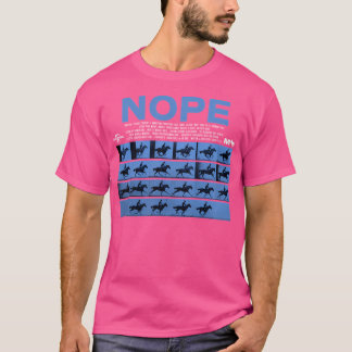 T-shirt Nope Muybridge Horse