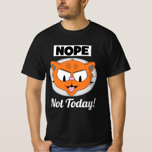 T-shirt NOPE Pas Aujourd'Hui ! Chat de dessin animé Señor 