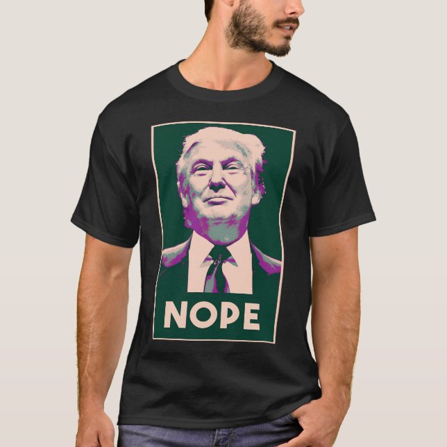 T-shirt Nope Trump (Devant)