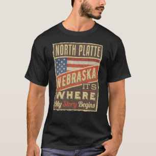 T-shirt Nord Platte Nebraska