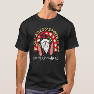 T-shirt Nordec Red Puffalo Plaid Gnome Christmas Rainbow 2