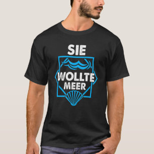 T-shirt Norden Mooinzen Ancre Plate Allemande Dire pour No