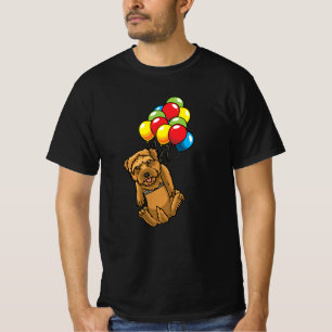 T-shirt Norfolk Terrier avec Ballons