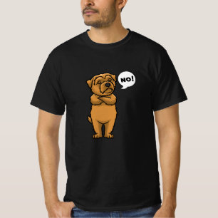 T-shirt Norfolk Terrier têtu