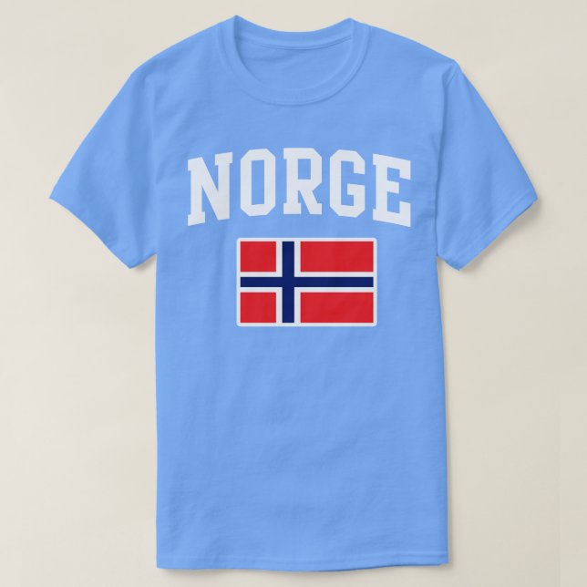 T-shirt Norge Drapeau Norvège Norvège (Design devant)