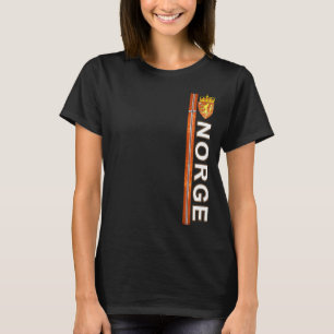 T-shirt Norge Flag Fierté Football Et Sport Thème