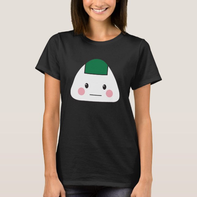 T-shirt Nori japonais d'algue de boule de riz d'omusubi (Devant)