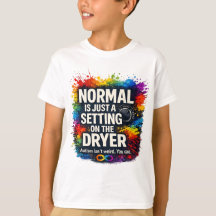 T-shirt Normal N'est Qu'un Réglage Sur Le Sèche-Li