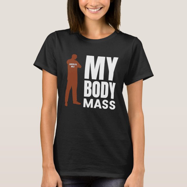 T-shirt Normal People Vs Me  Chocolate Milk Food  Graphic (Devant)